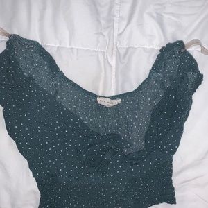Polka Dot Crop Top